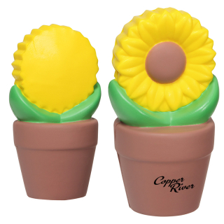 Sunflower In Pot Stress Relievers