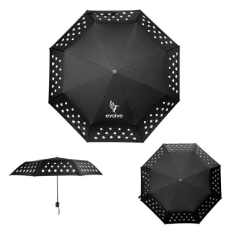 42 Inch Arc Color Changing Umbrellas with 100 rPET...