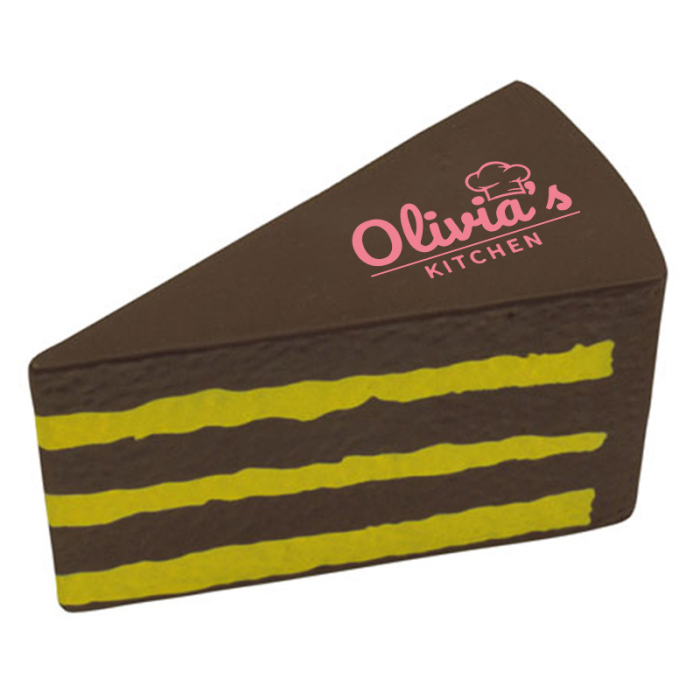 Personalized Cake Slice Stress Relievers