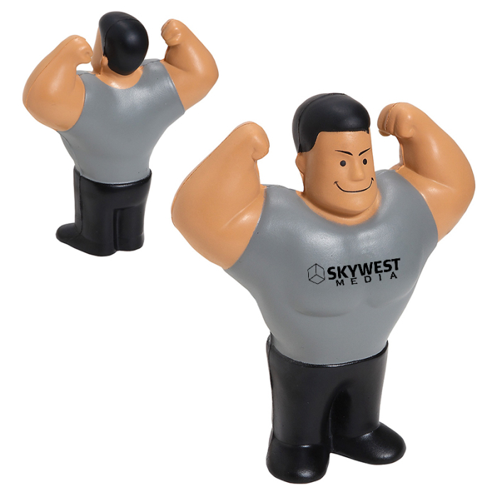 Personalized Muscle Man Stress Relievers