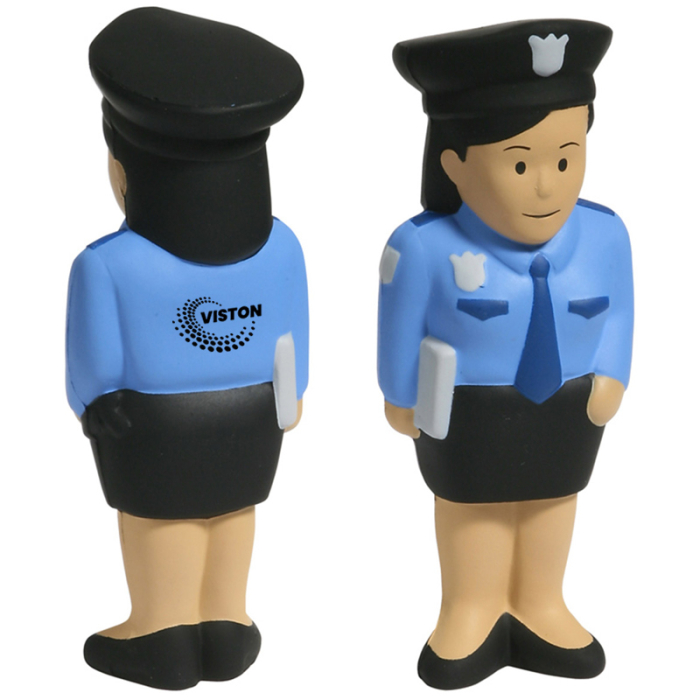 Personalized Police Woman Stress Relievers