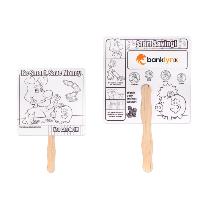 Personalized Saving Money Hand Fans