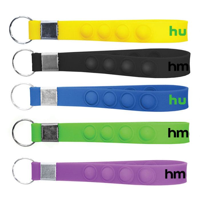 Personalized Stress Pop Key Chains