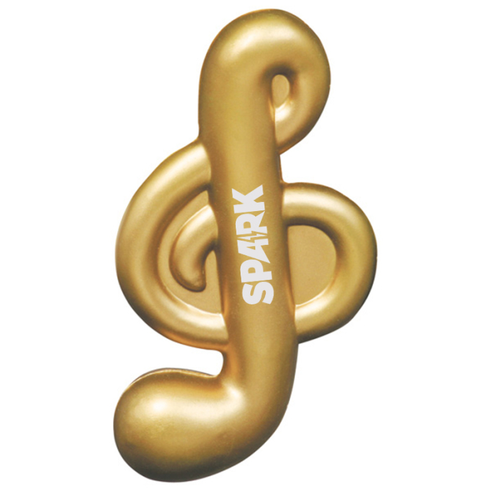 Personalized Treble Clef Stress Relievers