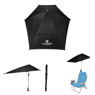 50 Inch Arc SPF 50 Chair Umbrellas with 100 rPET...