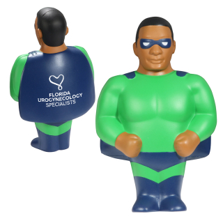 African American Super Hero Stress Relievers