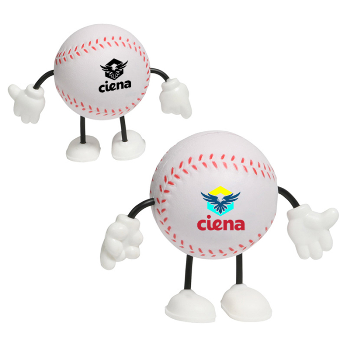 Promotional Baseball Stress Reliever Figurines