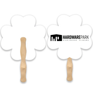 Clover Shape Single Hand Fans