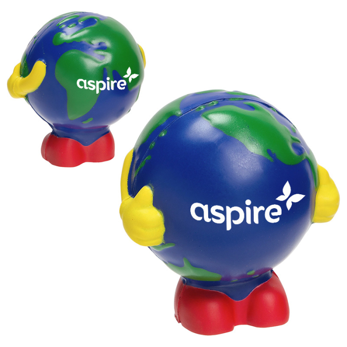 Promotional Earthball Man Stress Relievers