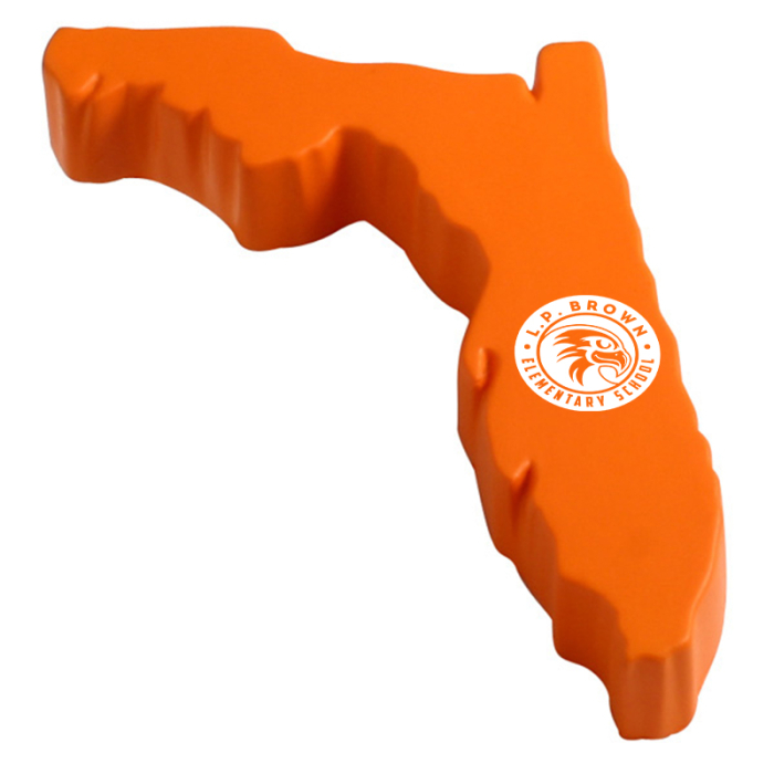 Promotional Florida Shape Stress Relievers