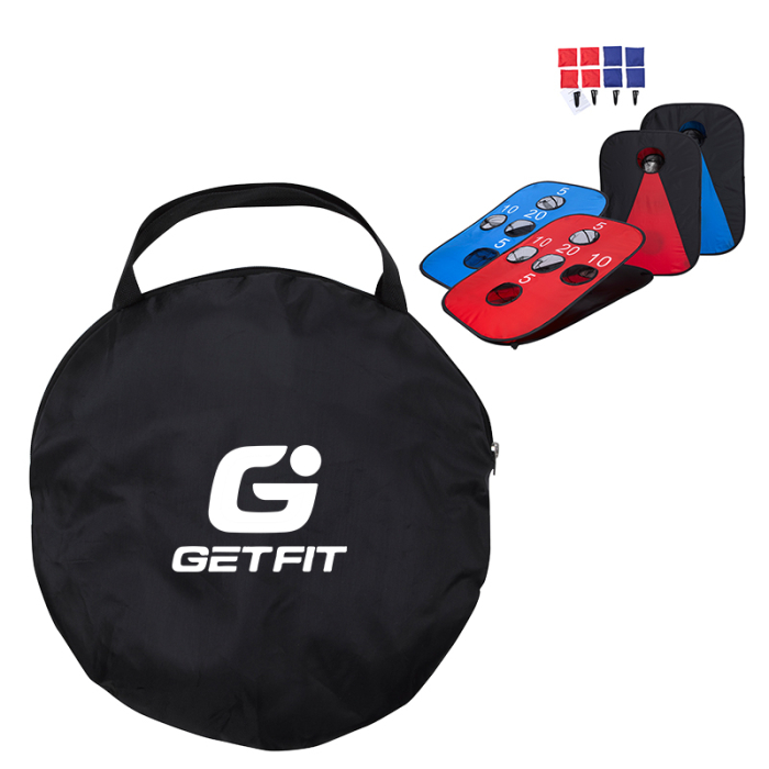 Promotional Fun On The Go Games Portable Bag Toss and Mores