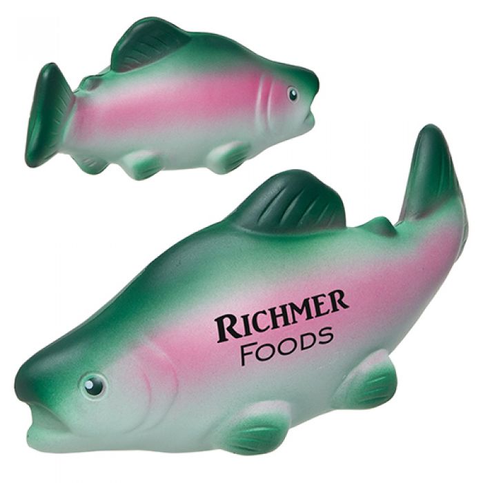Custom Imprinted Salmon Stress Relievers