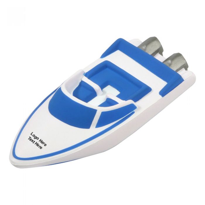 Custom Printed Speedboat Stress Relievers