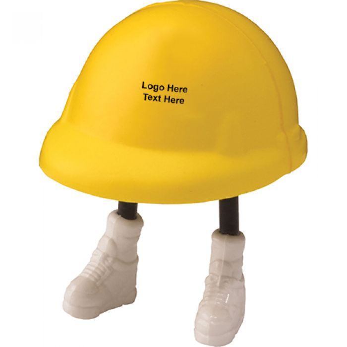 Promotional Hard Hat Stick People Stress Relievers