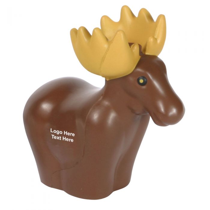 Promotional Logo Moose Stress Relievers