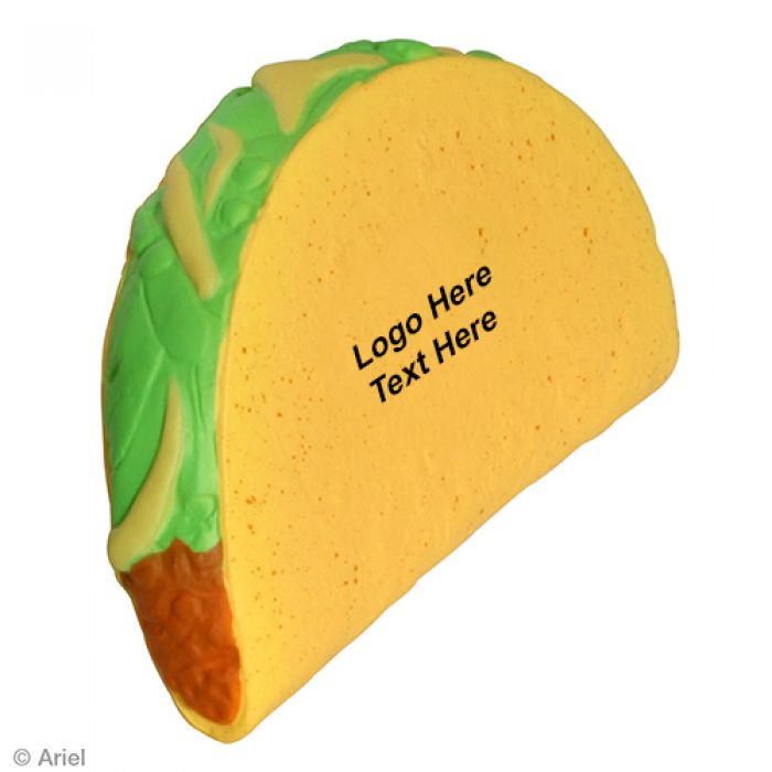 Promotional Logo Taco Stress Relievers