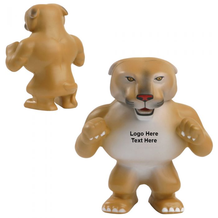 Promotional Wildcat-Cougar Mascot Stress Relievers