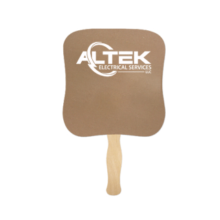 Palm Shape Recycled Paper Hand Fans Single