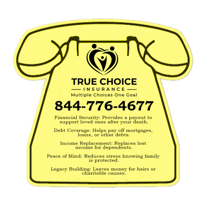 Promotional Phone Shape Paper Hand Fans without Stick