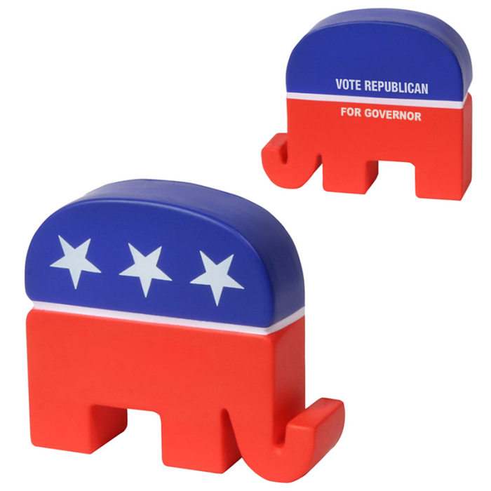 Promotional Republican Elephant Stress Relievers