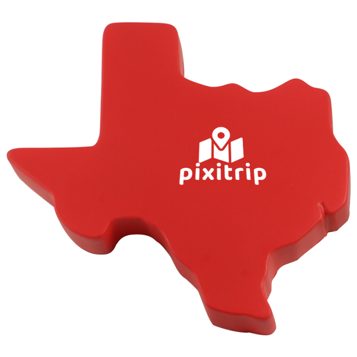 Promotional Texas Shape Stress Relievers