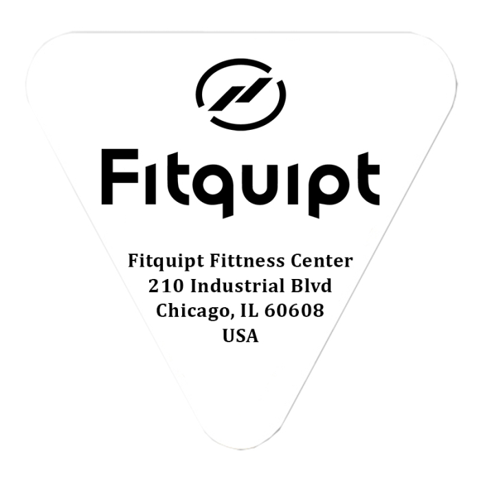 Promotional Triangle Shape Paper Hand Fans without Stick