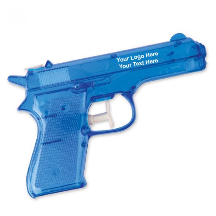 Custon Printed 6" Water Squirter - Blue