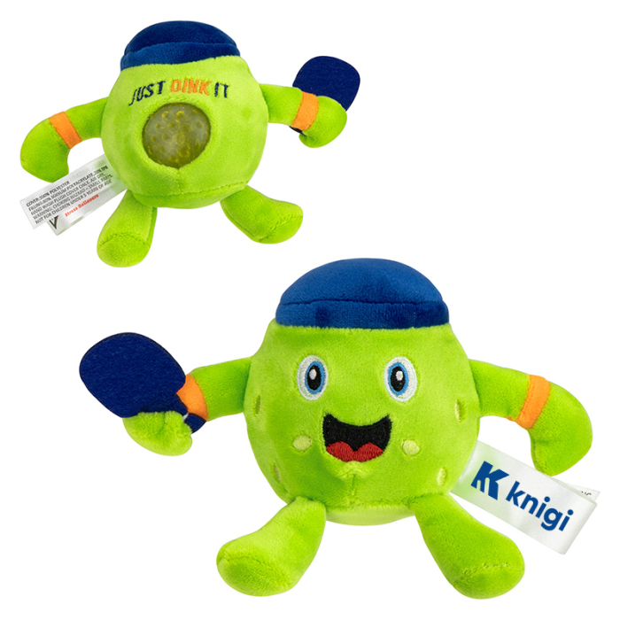 Stress Busters™ Customized Pickleball Plush Toys