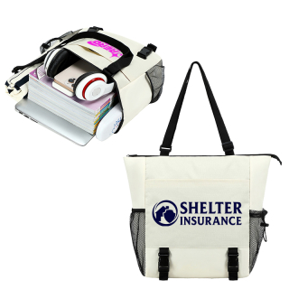 Halsted 600D Ripstop and Washed Nylon Zippered Tote...