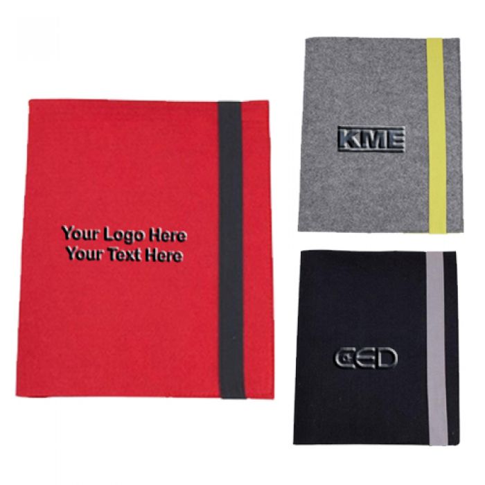 Promotional Logo Felt Tablet Folders