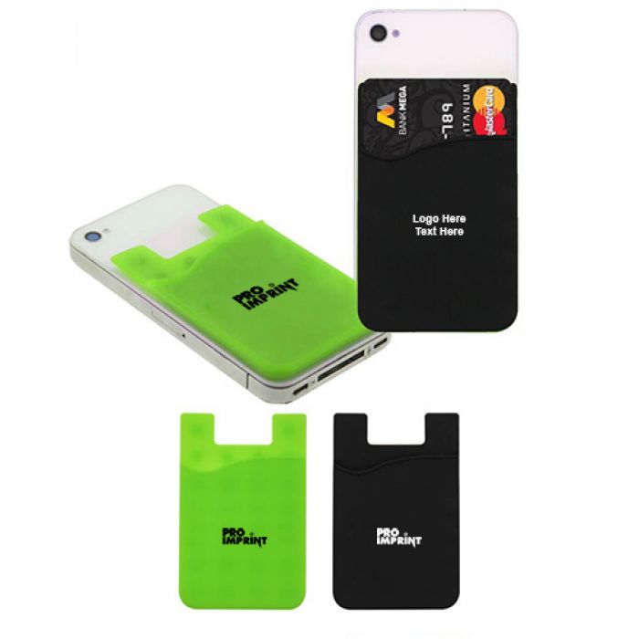 Custom Imprinted Suction Reusable Smartphone Wallets