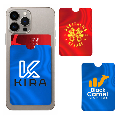Custom Printed RFID Data Blocking Phone Wallets Custom Printed RFID Data Blocking Phone Wallets