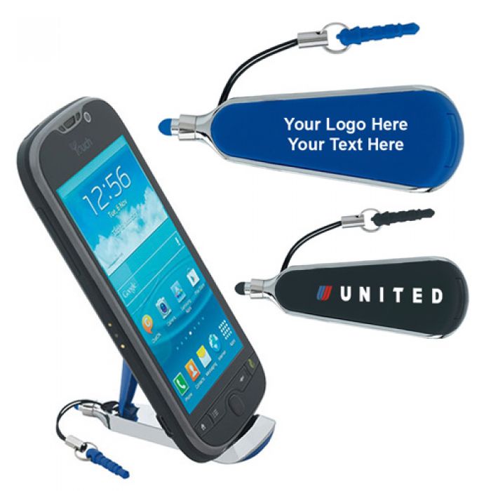 Customized 4 GB Stylus & Phone Holder USB 2.0 Flash Drives