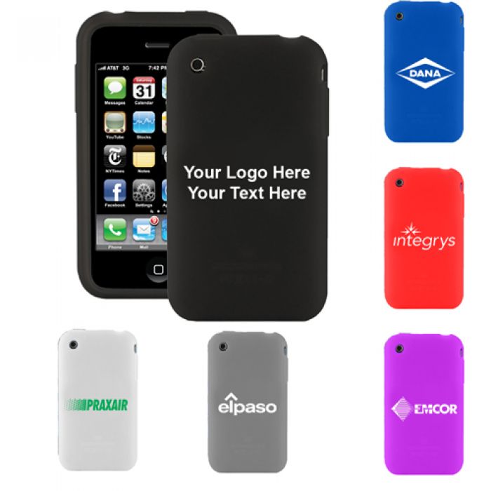 Promotional Logo Silicone Protective Skin for iPhone 3G / 3Gs