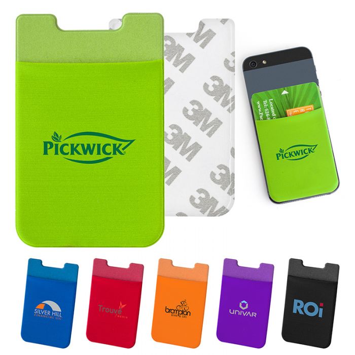 Promotional Stick-and-Go Mobile Wallet Pouches