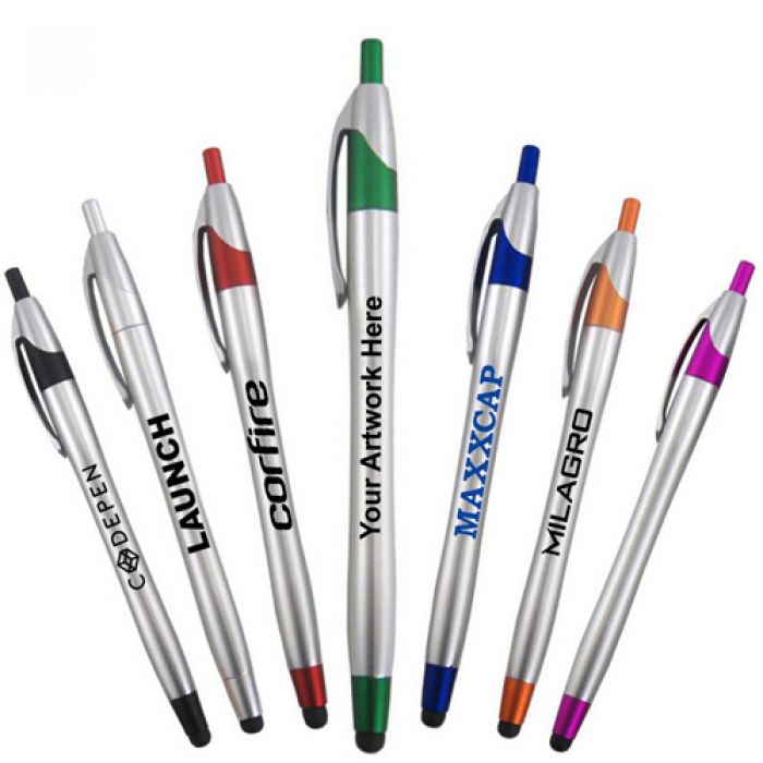 Customized Jamul Click Stylus Pen with 7 Colors