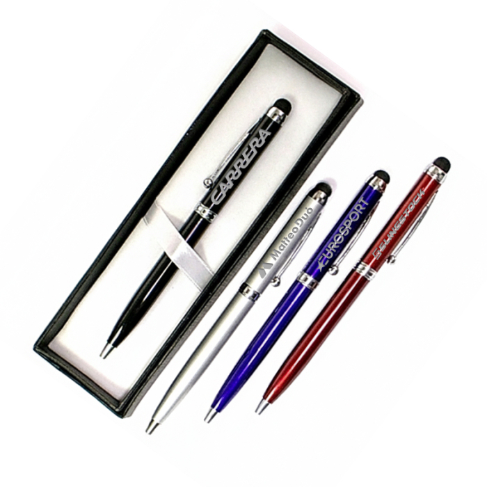 Customized Twist Action Pens with Stylus