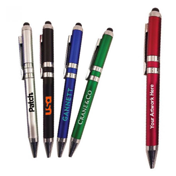 Promotional Logo Lummi Stylus Twist Pen with 5 Colors