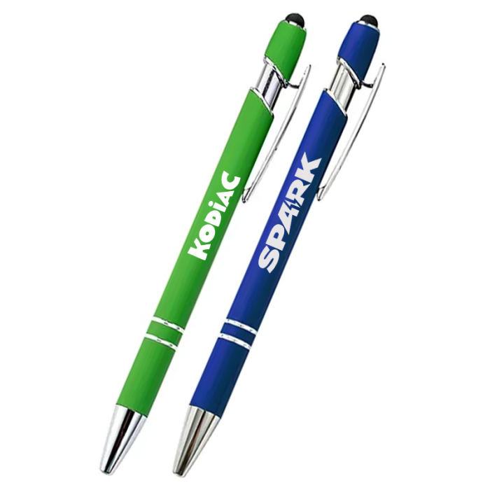 Promotional Soft-Touch Aluminum Pens with Stylus