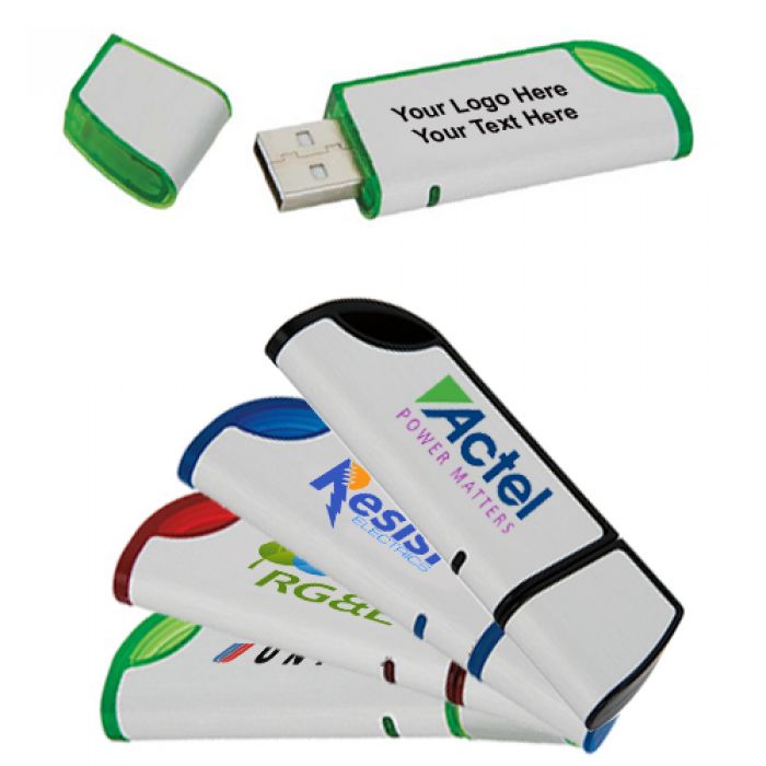 Customized 512 MB Slanted USB 2.0 Flash Drives