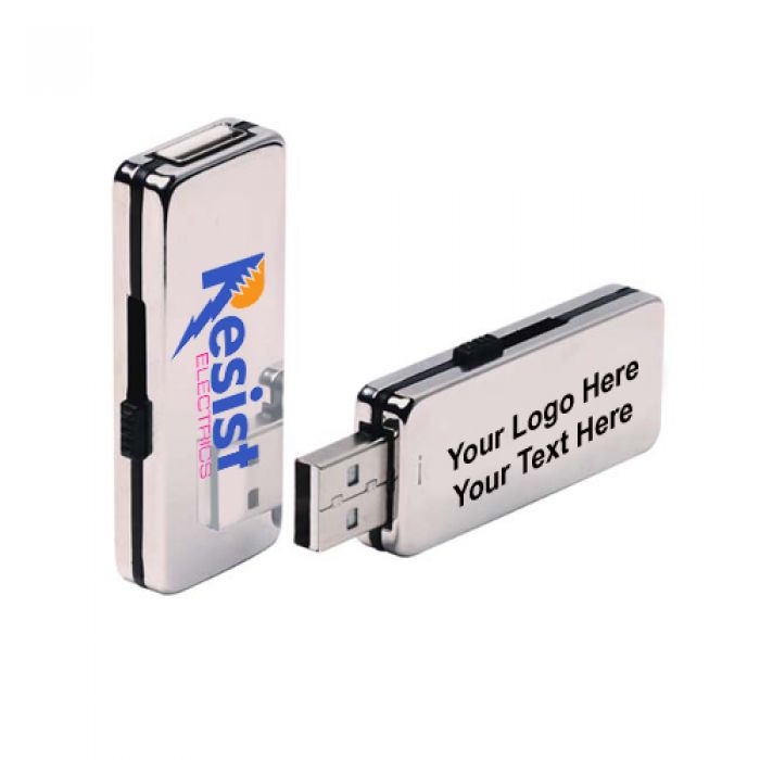 Personalized 4GB Stainless USB 2.0 Flash Drives