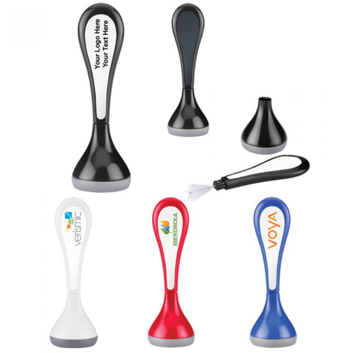 Custom Logo Imprinted Buzz Tech Cleaning Brush