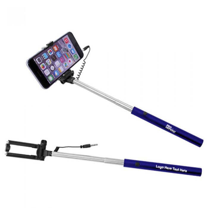 Custom Printed Mini Wired Selfie Sticks