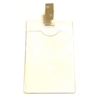 2.2x3.25 Inch Badge Holders with Bull Dog Removable Clip
