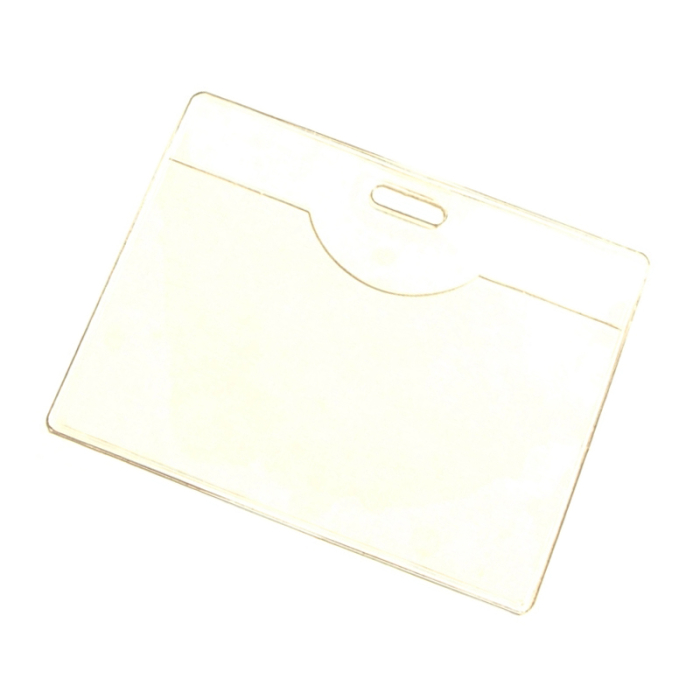 3 1/2 x 2 1/2 Inch Clear Vinyl Badge Holders