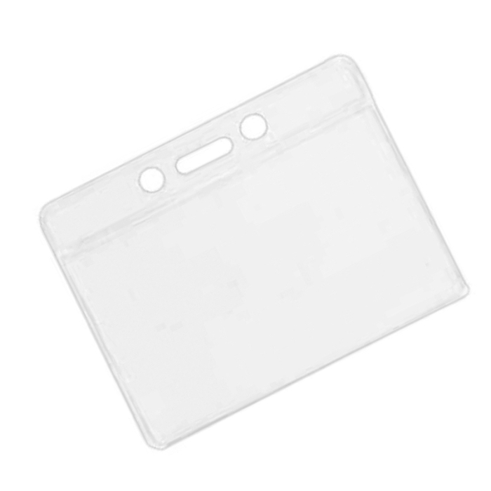 4 x 3 Inch Clear Vinyl Badge Holders