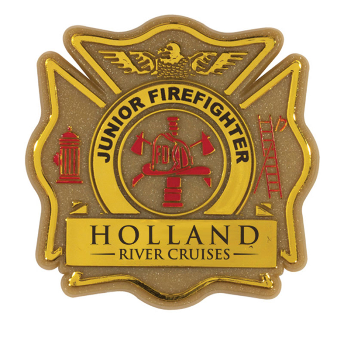 Custom Imprinted Maltese Cross Badges