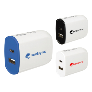 UL Listed 2 in 1 USB Type-C Wall Adapters