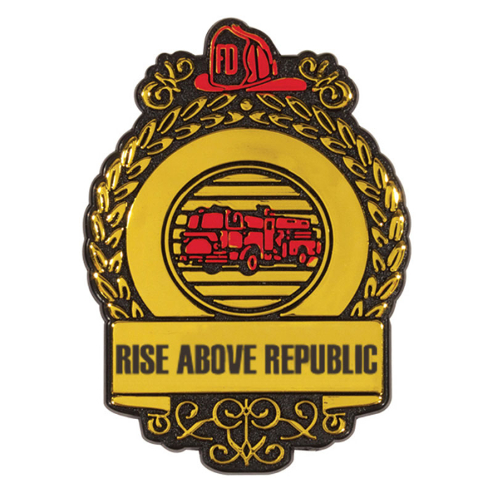 Personalized Fire Badges
