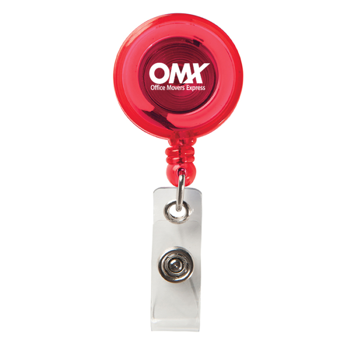 Secure-A-Badge™ Customized Round Badges with Alligator Clip